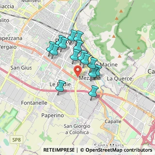 Mappa Via Adriano Cecchi, 59100 Prato PO, Italia (1.32733)