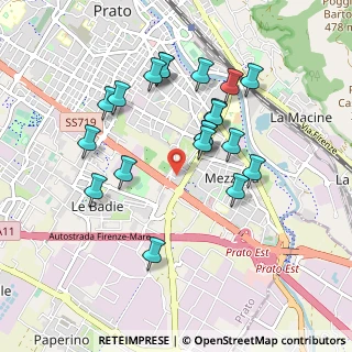 Mappa Via Adriano Cecchi, 59100 Prato PO, Italia (0.911)