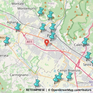 Mappa Via Armando Meoni, 59100 Prato PO, Italia (6.19929)