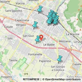 Mappa Via Armando Meoni, 59100 Prato PO, Italia (2.235)