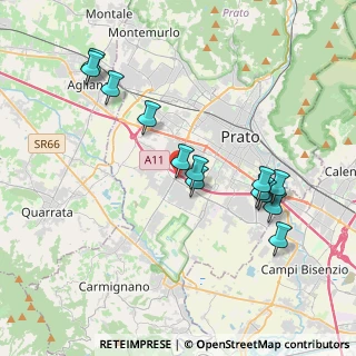 Mappa Via Campo degli Spighi, 59100 Prato PO, Italia (3.96)