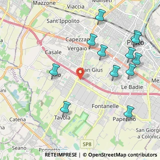 Mappa Via Campo degli Spighi, 59100 Prato PO, Italia (2.57333)