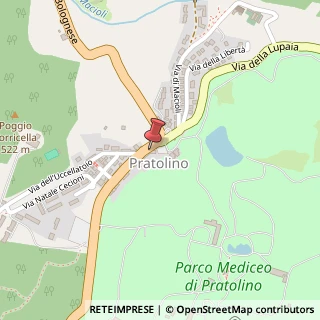 Mappa Via Fiorentina, 610, 50036 Vaglia, Firenze (Toscana)