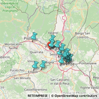 Mappa Via Gabriele Rossetti, 59100 Prato PO, Italia (11.11706)
