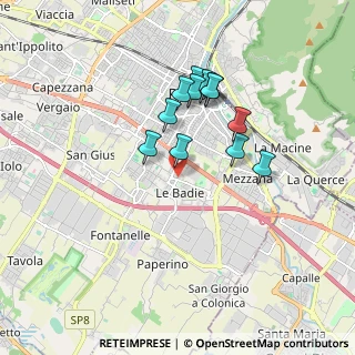 Mappa Via Gabriele Rossetti, 59100 Prato PO, Italia (1.51083)