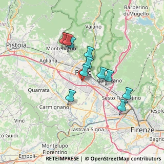 Mappa Via Gabriele Rossetti, 59100 Prato PO, Italia (5.96364)