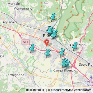 Mappa Via Gabriele Rossetti, 59100 Prato PO, Italia (3.33143)