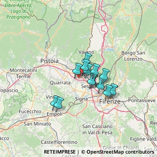 Mappa Via Querceto, 59100 Prato PO, Italia (9.53385)