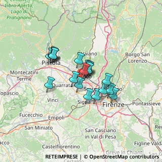 Mappa Via Querceto, 59100 Prato PO, Italia (9.764)