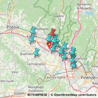 Mappa Via Querceto, 59100 Prato PO, Italia (5.59813)