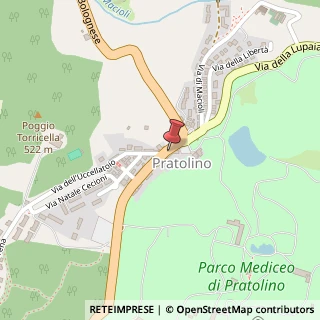 Mappa Via Fiorentina, 586, 50036 Vaglia, Firenze (Toscana)
