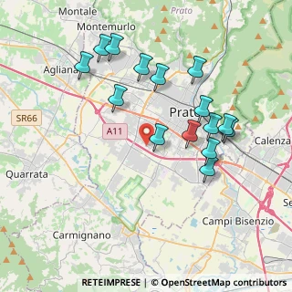 Mappa Via Guido del Ruggiero, 59100 Prato PO, Italia (3.918)