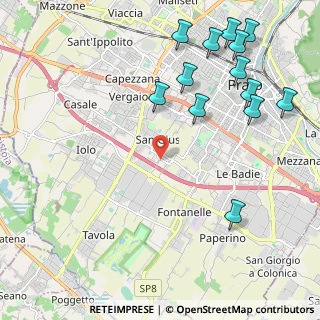 Mappa Via Guido del Ruggiero, 59100 Prato PO, Italia (2.74769)