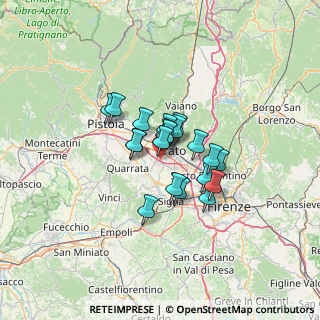 Mappa Via Guido del Ruggiero, 59100 Prato PO, Italia (8.586)
