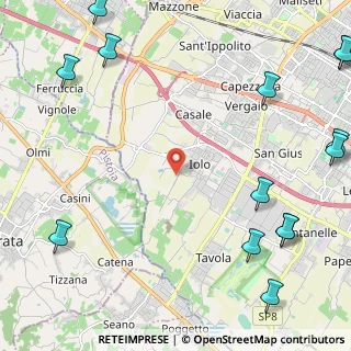 Mappa Via Argine del Fosso, 59100 Prato PO, Italia (3.62786)