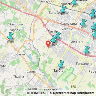 Mappa Via Argine del Fosso, 59100 Prato PO, Italia (3.33667)