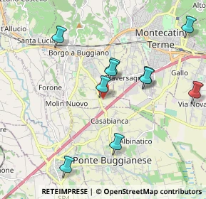 Mappa Via Torino, 51011 Buggiano PT, Italia (2.5025)
