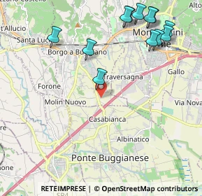 Mappa Via Torino, 51011 Buggiano PT, Italia (2.66333)