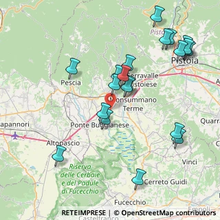 Mappa Via Provinciale, 51016 Montecatini Terme PT, Italia (9.144)