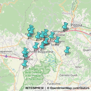 Mappa Via Provinciale, 51016 Montecatini Terme PT, Italia (5.84389)