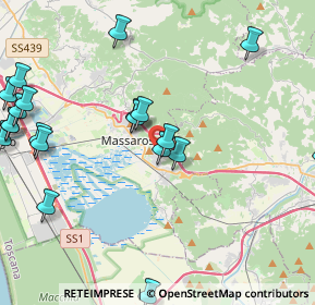 Mappa Via del Piano, 55054 Massarosa LU, Italia (5.419)