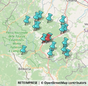 Mappa Bagno Di Romagna, 47021 Bagno di Romagna FC, Italia (12.02105)