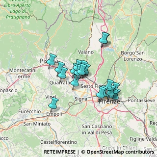 Mappa Via Mozart, 59100 Prato PO, Italia (10.734)