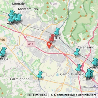Mappa Via Mozart, 59100 Prato PO, Italia (7.368)