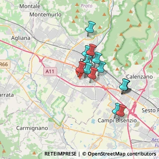 Mappa Via Mozart, 59100 Prato PO, Italia (3.12357)