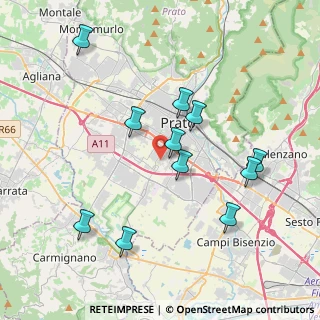 Mappa Via Mozart, 59100 Prato PO, Italia (3.98364)