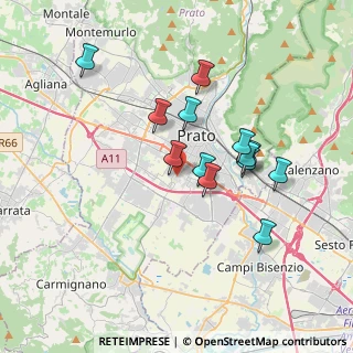 Mappa Via Mozart, 59100 Prato PO, Italia (3.26923)
