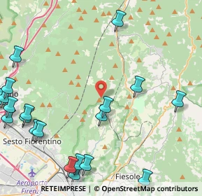 Mappa Via Monte Rosa, 50019 Sesto Fiorentino FI, Italia (6.268)