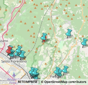 Mappa Via Monte Rosa, 50019 Sesto Fiorentino FI, Italia (6.1775)