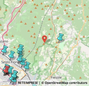 Mappa Via Monte Rosa, 50019 Sesto Fiorentino FI, Italia (7.767)
