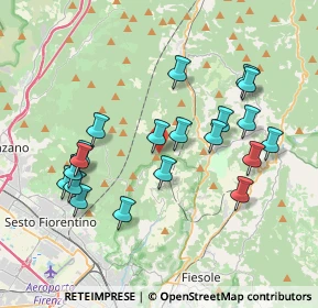 Mappa Via Monte Rosa, 50019 Sesto Fiorentino FI, Italia (3.8775)