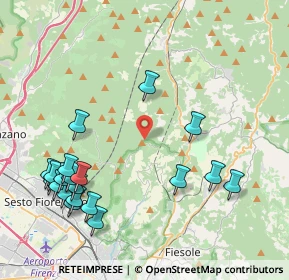 Mappa Via Monte Rosa, 50019 Sesto Fiorentino FI, Italia (5.1195)