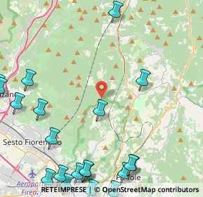 Mappa Via Monte Rosa, 50019 Sesto Fiorentino FI, Italia (6.6565)