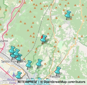 Mappa Via Monte Rosa, 50019 Sesto Fiorentino FI, Italia (7.2085)