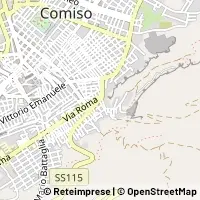Karte Comiso
