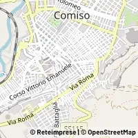 Karte Comiso