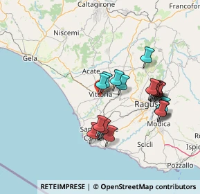 Mappa Via Eugenio Curiel, 97019 Vittoria RG, Italia (15.566)
