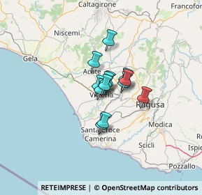 Mappa Via Eugenio Curiel, 97019 Vittoria RG, Italia (7.41615)