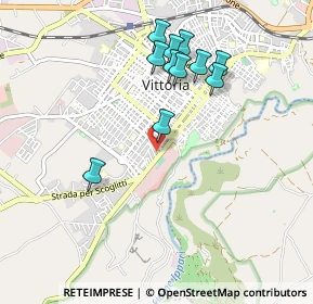Mappa Via Eugenio Curiel, 97019 Vittoria RG, Italia (1.04)
