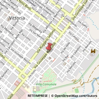 Mappa Via Giuseppe Garibaldi, 240, 97019 Vittoria, Ragusa (Sicilia)