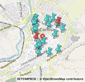 Mappa Via Raffaele Dott. Giurato, 97013 Comiso RG, Italia (0.3975)