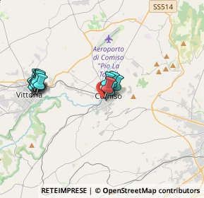 Mappa Via Villa Franca, 97013 Comiso RG, Italia (4.025)