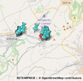 Mappa Via Villa Franca, 97013 Comiso RG, Italia (2.882)