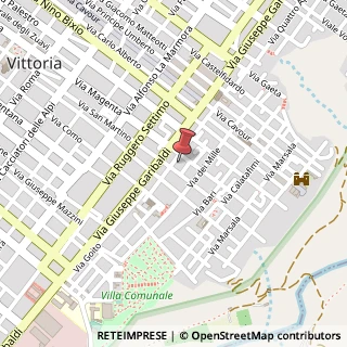 Mappa Via Rosario Cancellieri, 80, 97019 Vittoria, Ragusa (Sicilia)