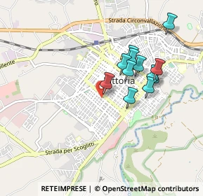 Mappa Via Fratelli Briganti, 97019 Vittoria RG, Italia (0.9)