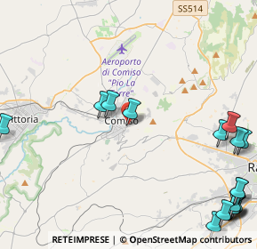 Mappa Via degli Olmi, 97013 Comiso RG, Italia (7.54333)